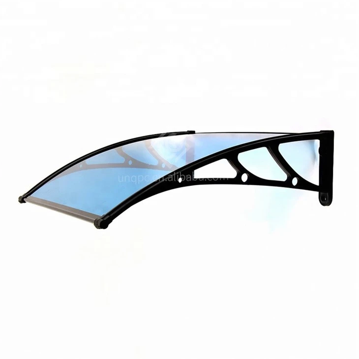 Polycarbonate And Alumnium Frame Awning Outdoor In Grey