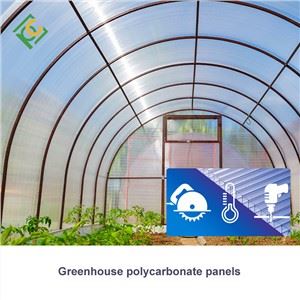 Generelle drivhuspolykarbonatpaneler