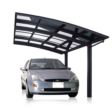 Utendørs Alugrå Carport