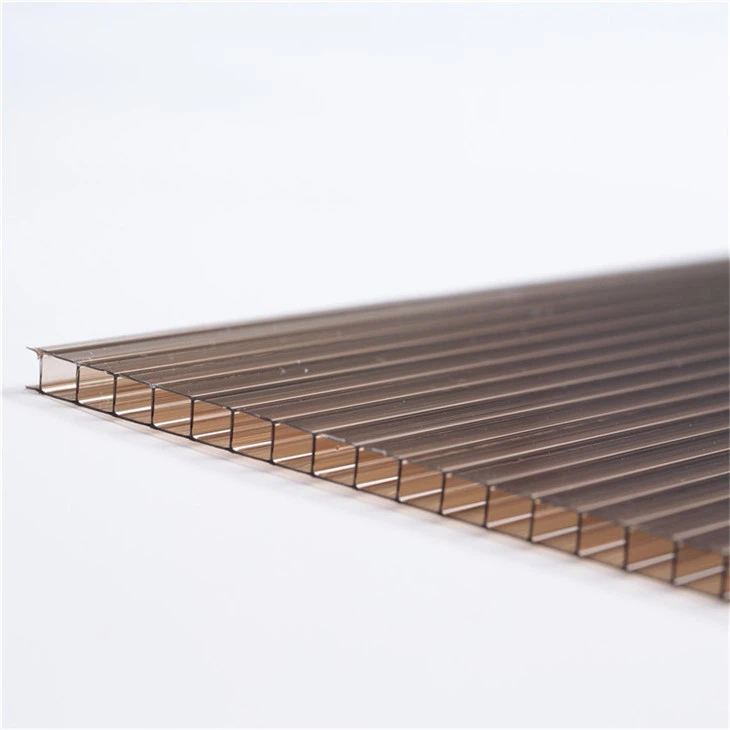 8mm Light color Twin Wall Polycarbonate Sheet
